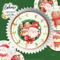 Preview: Essbare Cupcake Topper Weihnachtsmann Lebkuchen Tanne Schneemann